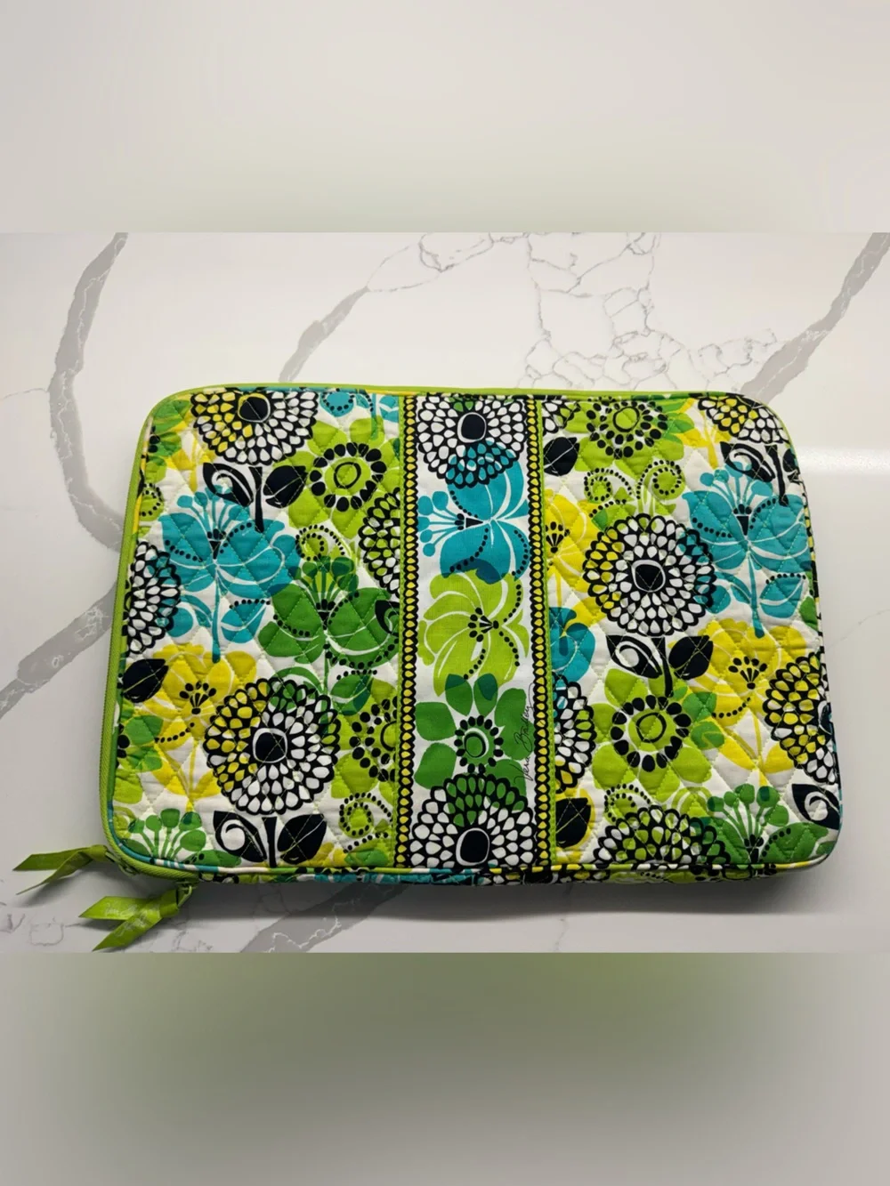 Vera Bradley Lime’s Up 20” laptop sleeve